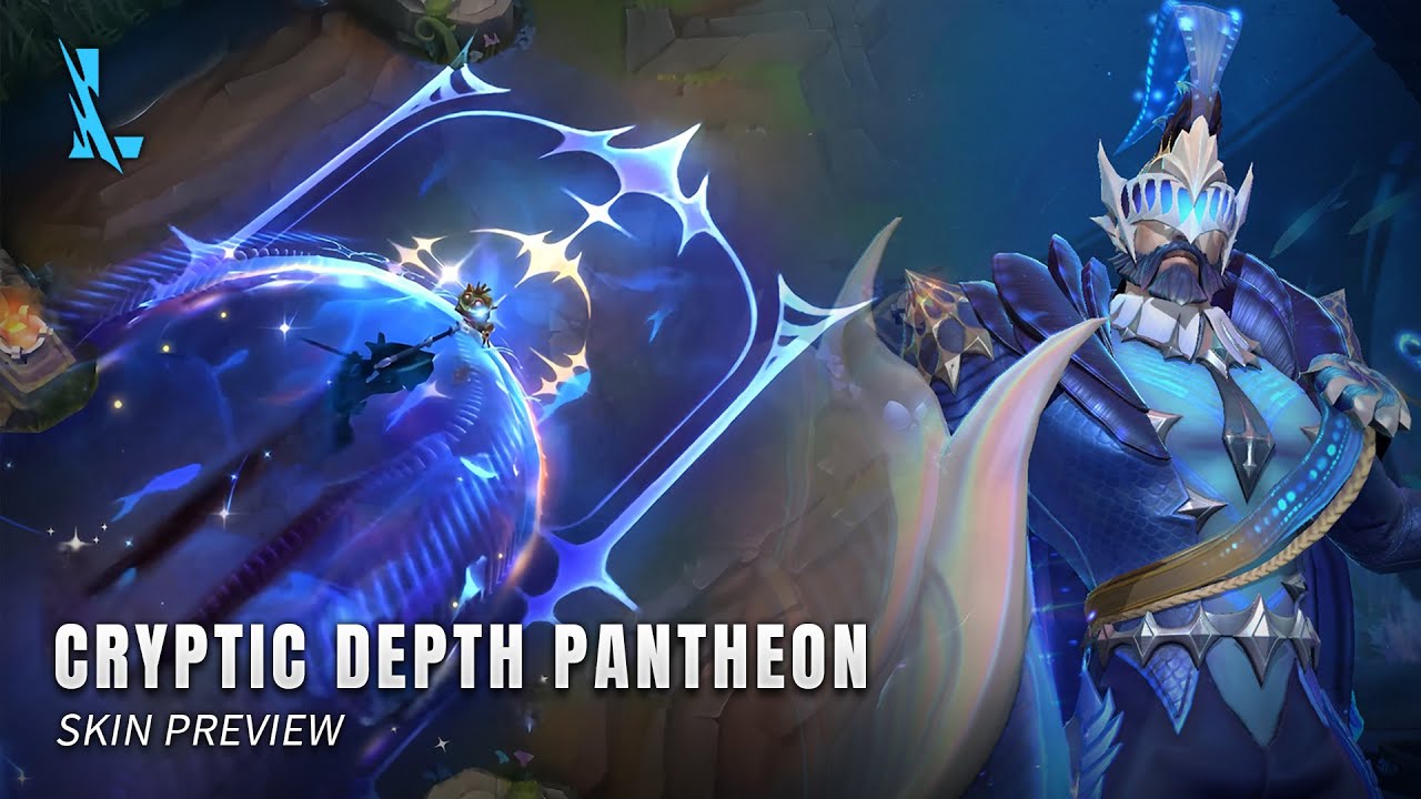 Cryptic Depth Pantheon Skin Preview || League Of Legends Wild Rift