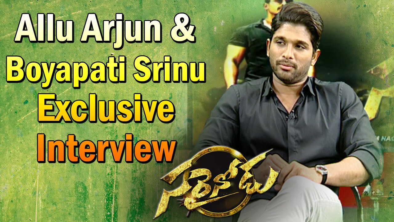 Exclusive Interview with Allu Arjun & Boyapati Srinu || 