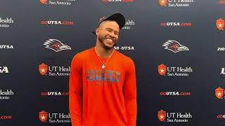 UTSA QB Frank Harris Postgame Interview 49-34 win at Temple 10.7.23 (Video Courtesy: UTSA)