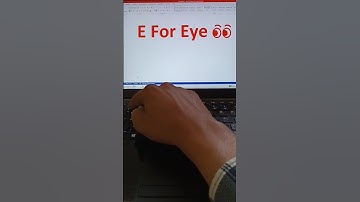 Ms Word Eye Symbol Shortcut Key #msword #wordtricks #shorts