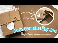 HOW I MAKE DIY BOXES FOR MY SMALL BUSINESS🍃Studio Vlogmas Day 6(folder only, 4pesos, eco friendly)