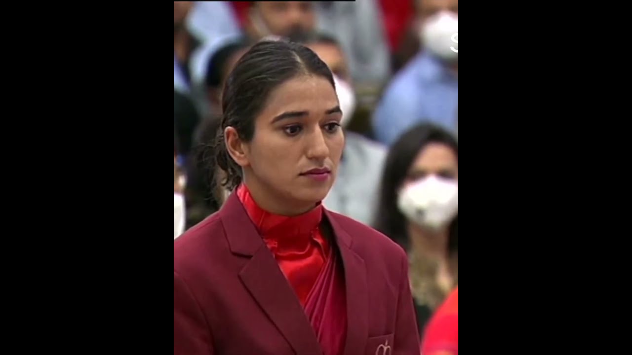 Hockey Player Monika Malik conferred with Arjuna Award 2021 by President Ram Nath Kovind 