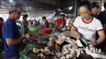 CHỢ PHIÊN CỐC LY PHIÊN CHỢ DUY NHẤT BÁN DÊ NÚI LỢN BẢN, ẨM THỰC NGON HẤP DẪN.