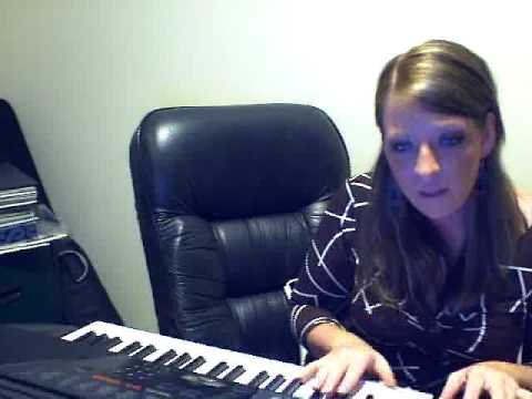 Taletha Singing and Playing Piano to a Cover of Lo...