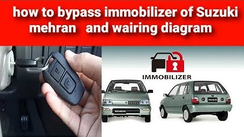 how to bypass immobilizer of suzuki mehran