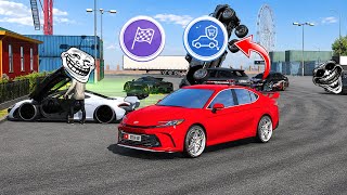 سيارة Toyota Camry "المُهكّرة" الخاصة بي نادرة جداً 😳 ثم قمت بتبديلها! 😂 | Car Parking Multiplayer screenshot 5