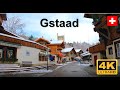 Gstaad - Switzerland - Christmas 2021 - Walking tour - Swiss village - 4K #Christmas#gstaad#swiss