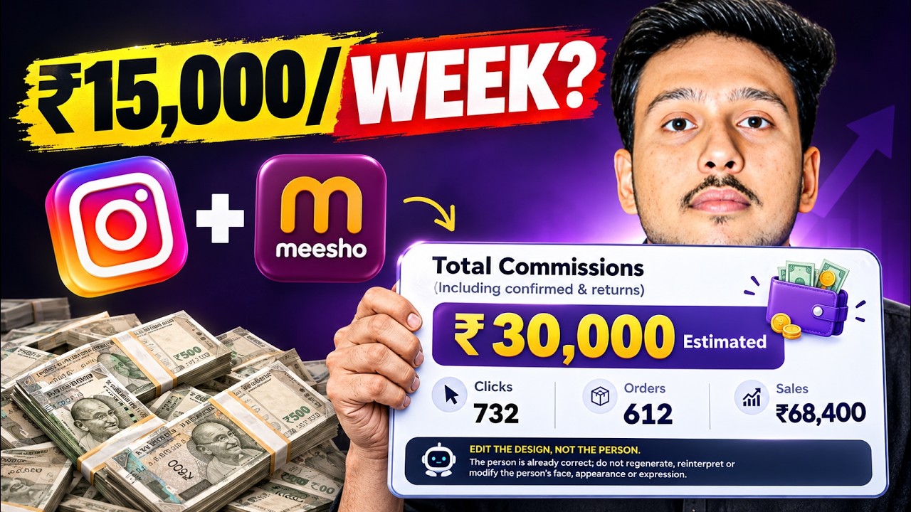 rewrite this title AI Video Banakar Meesho Se Paise Kaise Kamaye? 💰 | Meesho Affiliate Marketing 2026 rewrite this title AI Video Banakar Meesho Se Paise Kaise Kamaye? 💰 | Meesho Affiliate Marketing 2026