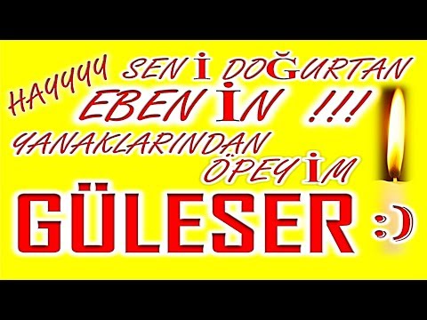 İyi ki Doğdun Güleser İsme Özel Komik Doğum Günü Şarkısı