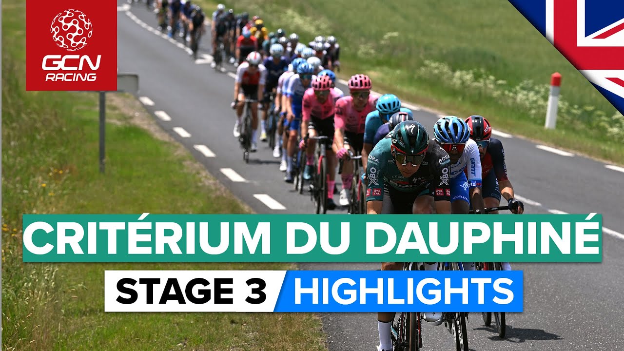 A Controversial Finish For The Sprinters! Critérium Du Dauphiné 2023 Highlights - Stage 3