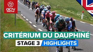 A Controversial Finish For The Sprinters! | Critérium Du Dauphiné 2023 Highlights - Stage 3