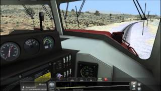 TS2016 HD: BNSF EMD SD75M Cab Ride Over Cajon Pass Sub (San Bernardino to Barstow) Timelapse 4x