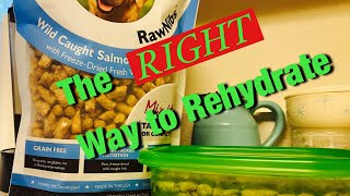 The Right Way to Rehydrate Freeze Dried Raw Dog Food