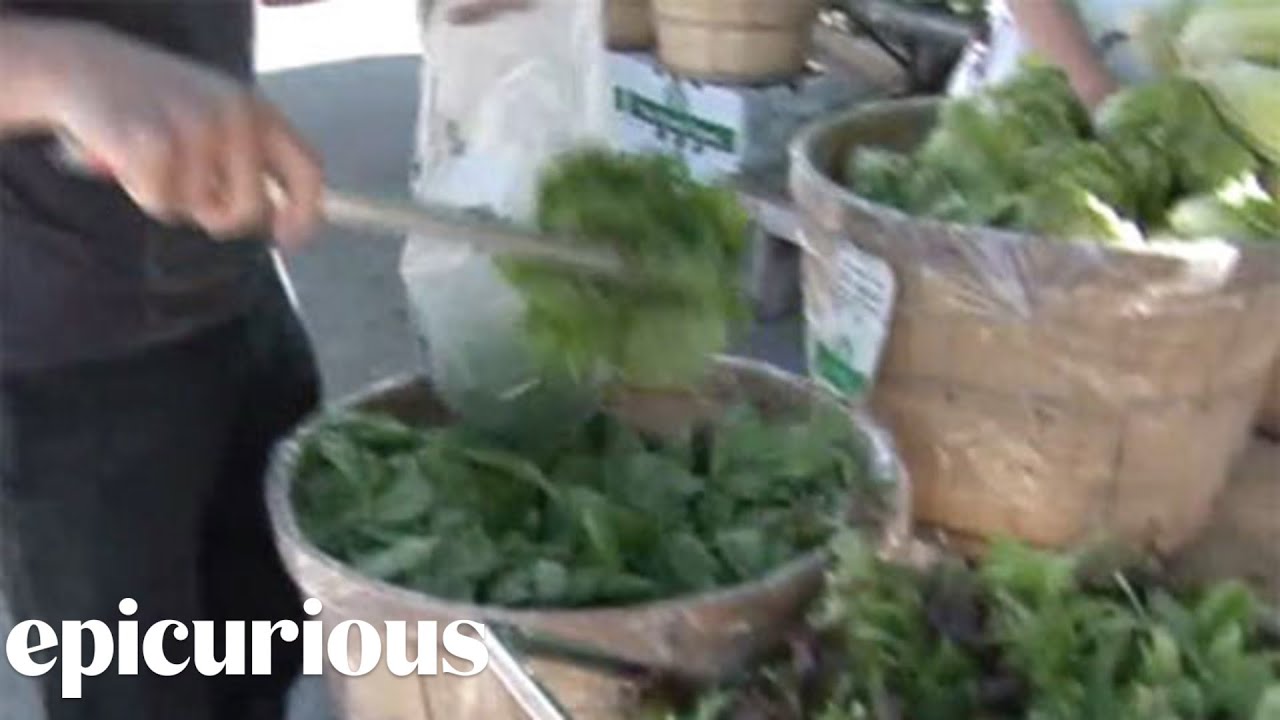 Daniel Patterson Buys Produce at the Marin Farmers' Market YouTube