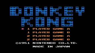 Donkey Kong (NES) Gameplay