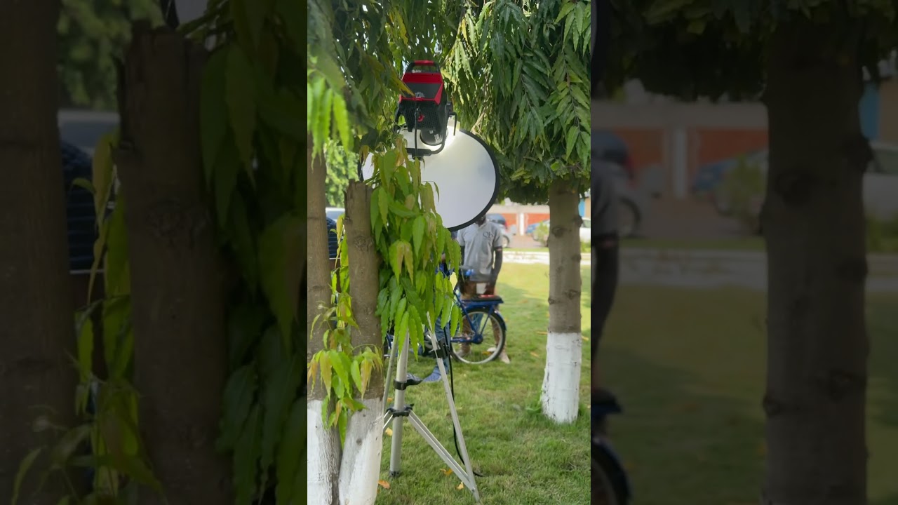 Dji Transmission Combo High Bright Monitor Aputure Storm 1200x on Set Commercial Accra Ghana.