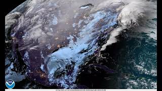 NOAA GOES East Time-lapse, February 2021