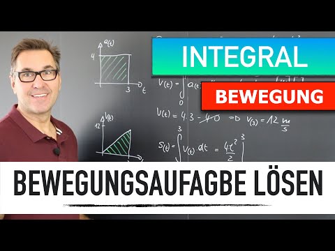 Solving Motion Problems Using Integrals | Position, Velocity, Acceleration | Position-Time Graph