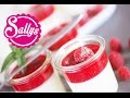 Zitroniges Pannacotta mit Himbeerfruchtauflage / Sommer-Dessert leicht & lecker / Sallys Welt