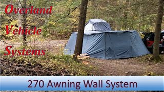 Overland Vehicle Systems 270 Awning Wall System Review