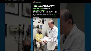 America’s First Robotic Heart Transplant! No Chest Opening! #innovation #trending #future #usa #tech