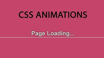 CSS Animations | Page Loading Animation | csPoint