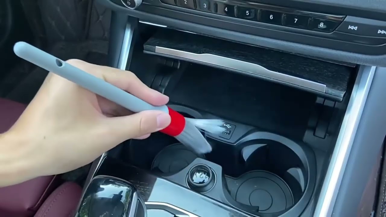 Lucullan Super Soft Synthetic Bristle Detailing Brushes Set PP Handle For