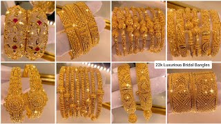 22K Luxurious Designer D Bangels Sony K Kady D Bangles Bridal Setslatest Collection