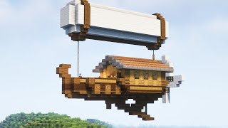 Minecraft | Cách Xây Thuyền Bay Đơn Giản ~