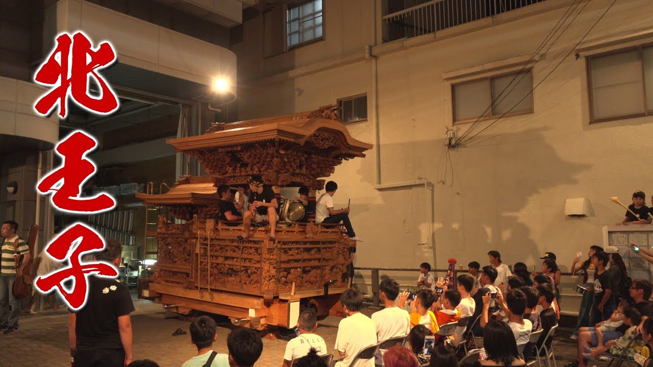 【4K/高音質】北王子 鳴り物披露 鳳本通商店街 夜店夏祭り