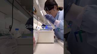 Gibson assembly 🧬 #biotech #research #cambridge