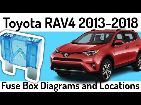 (2013-2018) Toyota RAV4 Fuse Box Diagrams and Fuse Panel Locations✅