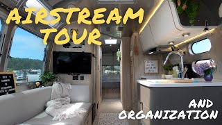 Airstream Tour  Complete Walkthrough With Organization