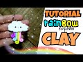How to Make Rainbow Clouds - How to Make Polymer Clay, Fondant, DIY Plasticine Tutorials Easily