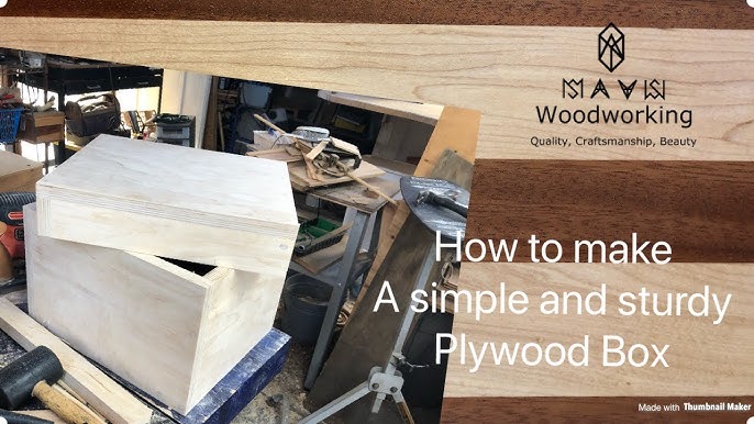 Wood Storage Box Plans — NEWTON MAKES