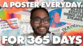 i designed a poster every day for 365 days