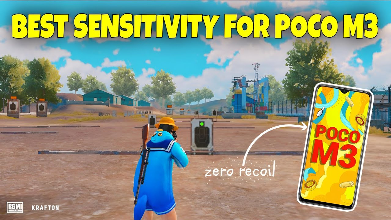best bgmi sensitivity settings for poco m3 || Mr zexmon