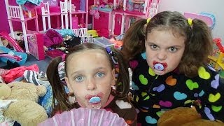 Bad Baby Victoria Messy Toy Room Fail Annabelle Toy Freaks Family Hidden Egg ( reuploaded)