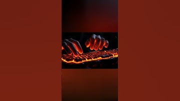 Lava Keyboard typing asmr #shorts #lavakeyboard #ai #asmr