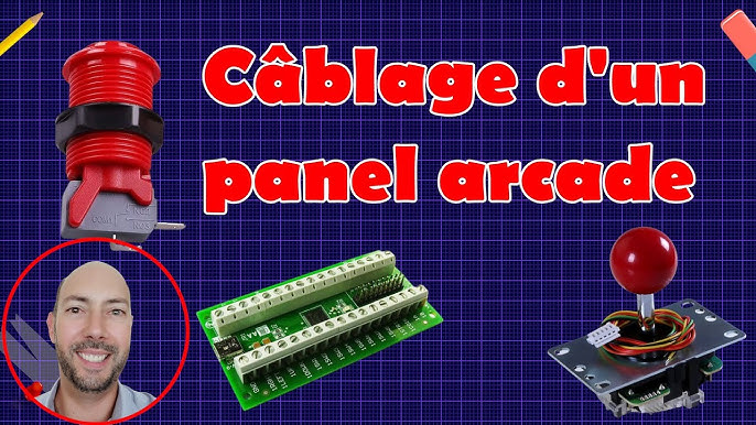 Câblage boutons + joystick Kit Bartop Arcade rétrogaming 