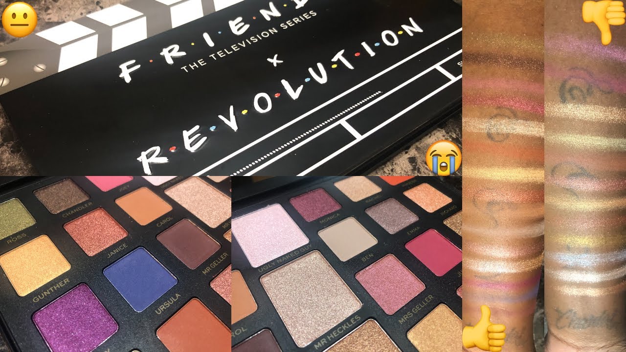 Friends x Revolution ‘Limitless‘ Eyeshadow Palette  - LIVE SWATCHES | WOC