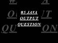 Java Output Question #5 | equals() vs == with Integer Cache 🤯🔥