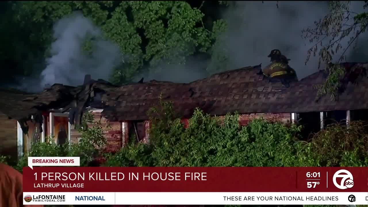 1 person killed in house fire - YouTube