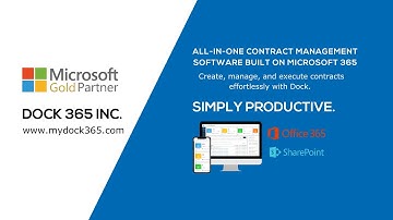 Dock 365 Contract Management System Overview
