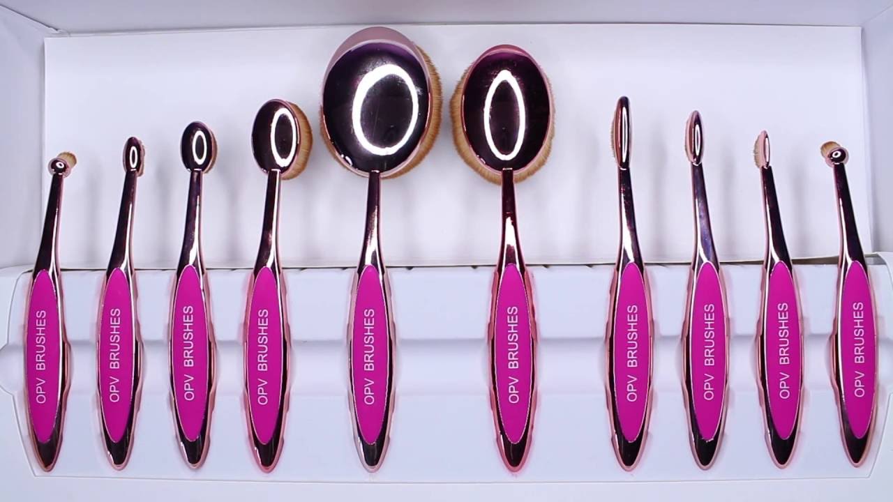 Uncategorized Vanity Brush new opv lashes pink vanity brush set youtube