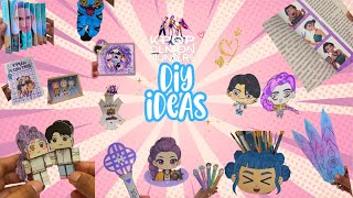 Paper Diykpop Demon Hunters Craft Art That Is At Another Level I Easy Fun Kpop Craft Ideas