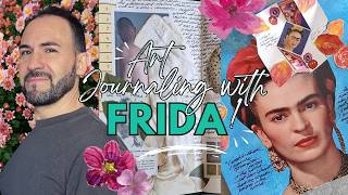 Journaling with FRIDA KAHLO! 🎨 Scrapbooking Journal Spreads | Tate Modern Vlog | Journal with Me