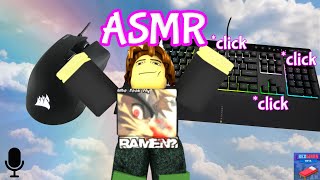 Keyboard + Mouse ASMR | Pro Gameplay | Roblox Bedwars...