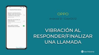 Vibración al Responder/Finalizar una Llamada - Oppo [Android 12 - ColorOS 12] screenshot 4