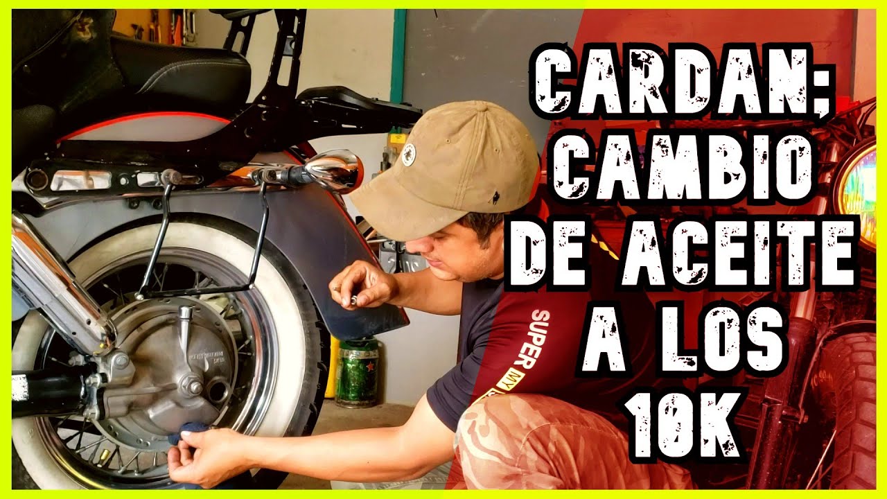 CARDAN; cambio de aceite, HONDA SHADOW AERO 750.